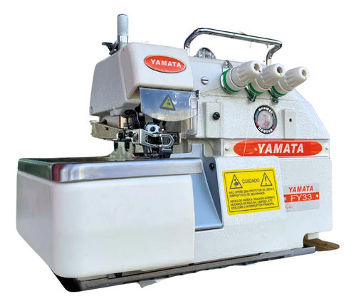 Overlock Yamata Fy33 C/ Motor Servo Silencioso Bivolt Branco 127/220v