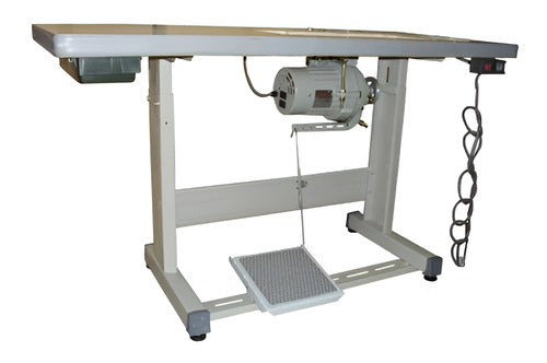 Maquina De Costura Interlock Industrial Yamata Fy55 Cor Branco 127/220v