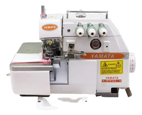 Overlock Yamata Fy33 C/ Motor Servo Silencioso Bivolt Branco 127/220v