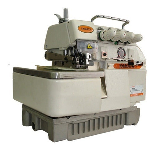 Maquina De Costura Interlock Industrial Yamata Fy55 Cor Branco 127/220v