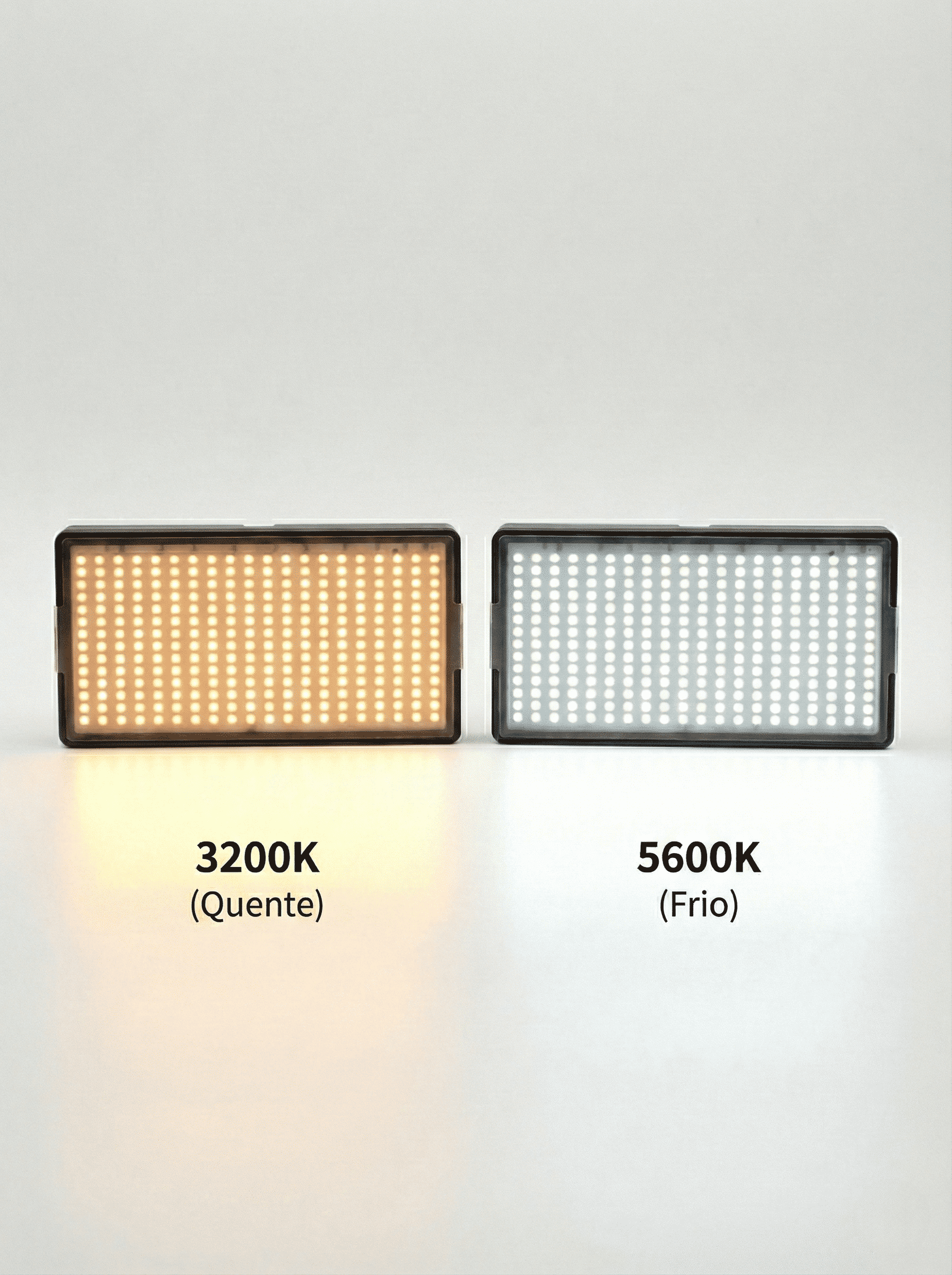 Iluminador Painel 416 Leds + Bateria + Carregador Bateria